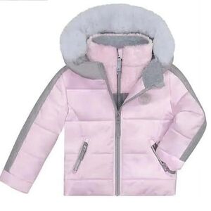 Gerry Pink and Gray Kids Puffer Jacket